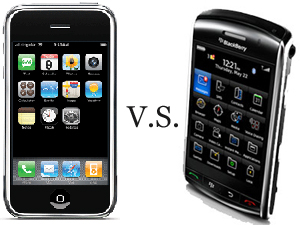 Blackberry Vs Iphone
