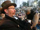 Punxsutawney Phil saw his shadow