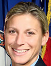 Amy Mack, of Virginia Beach, helped revive a swimmer at Marco Island, Fla.