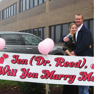 Jenny Reed and Chris Olice