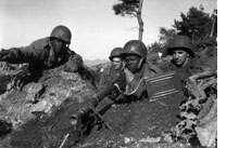 Black troops in Korean War