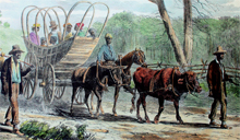 Runaway slaves in Fort Monroe photo
