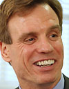 Sen. Mark Warner discussed the nation's debt at a luncheon in Virginia Beach on Wednesday.
