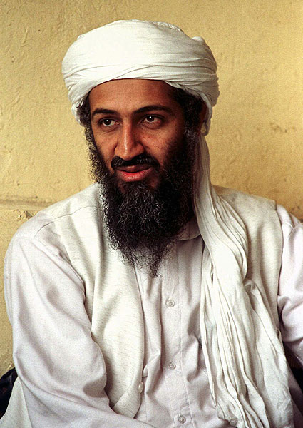 Can you aim it Osama bin Laden. leader Osama bin Laden is