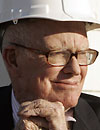 Don de Laski at the ground-breaking in Virginia Beach on Thursday, Oct. 6, 2011.