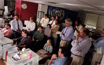 The Virginian-Pilot newsroom