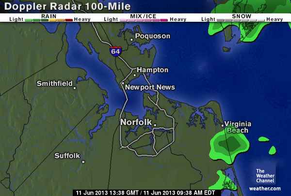 Doppler 100 Radar Map